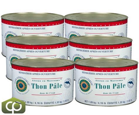 Portico Classic Tuna Chunk Light In Water 1.89KG/4.17LBS (6/Case)