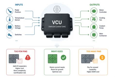 How to select the right VCU I/O count for EV | Dorleco