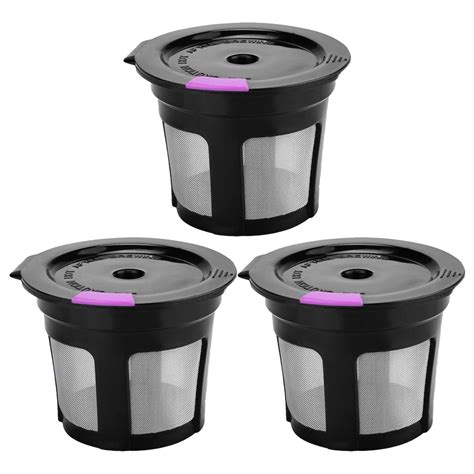 3 Pack Reusable K-Cup Coffee Filter Replacement Set Compatible with ...