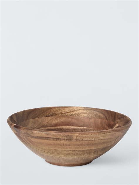 John Lewis Acacia Wood Salad Bowl, 25cm