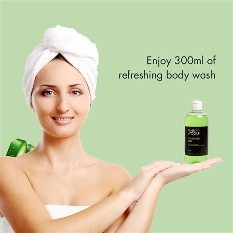 Cooling Body Wash - with Mint, Green Tea and Reetha – PinkWoolf