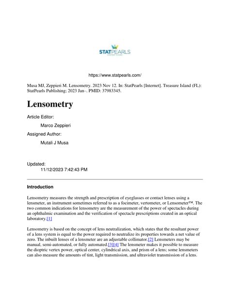 Image result for Lensometry