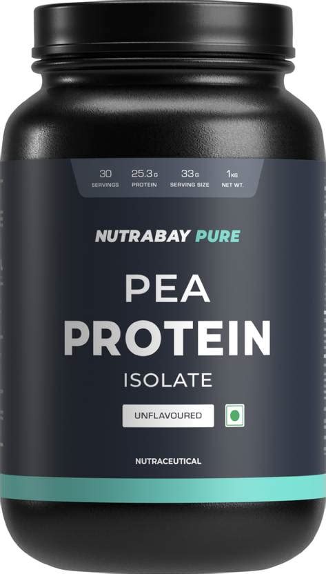 Nutrabay Pure 100% Pea Isolate - Plant-Based Protein Price in India ...