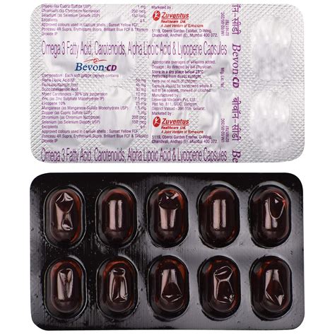 Bevon-CD - Strip of 10 Capsules : Amazon.in: Health & Personal Care