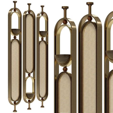 Stainless steel Metal Partition in Gold PVD – PC HOME DECOR