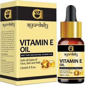 Ayurdaily Pure Vitamin E Oil 100% Natural Therapeutic Grade for all ...