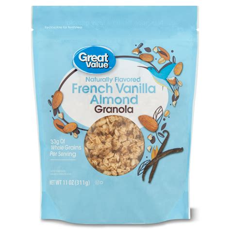 Great Value French Vanilla Almond Granola, 11 oz - itFRESH