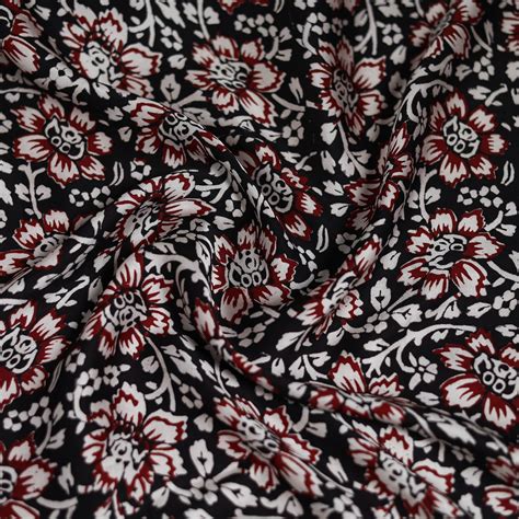 Bagh Hand Block Print Modal Silk Scarf