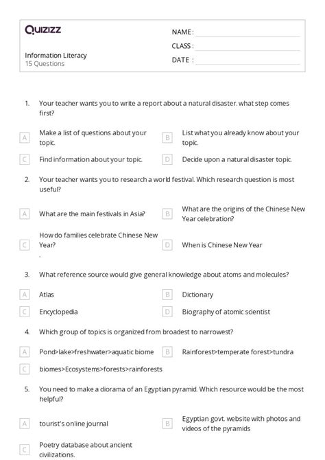 50+ Citing Sources worksheets for Kindergarten on Quizizz | Free ...