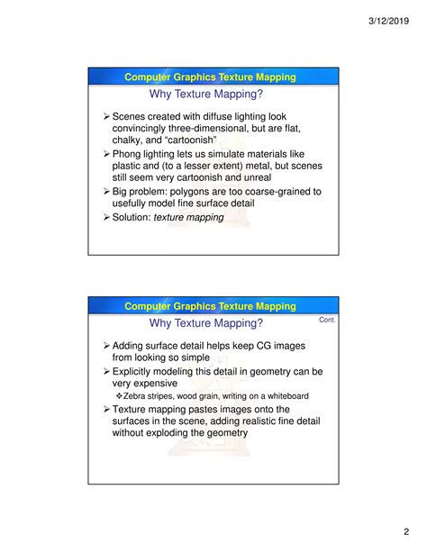 Image result for Texture Mapping in Computer Graphics