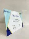 Customized Plaques - Acrylic Certificate Plaque Awards and Trophies ...