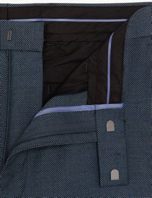 Regular Fit Stretch Suit Trousers