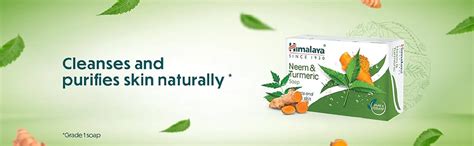Himalaya Neem & Turmeric Soap 125 gm | With Goodness Of Neem & Turmeric ...