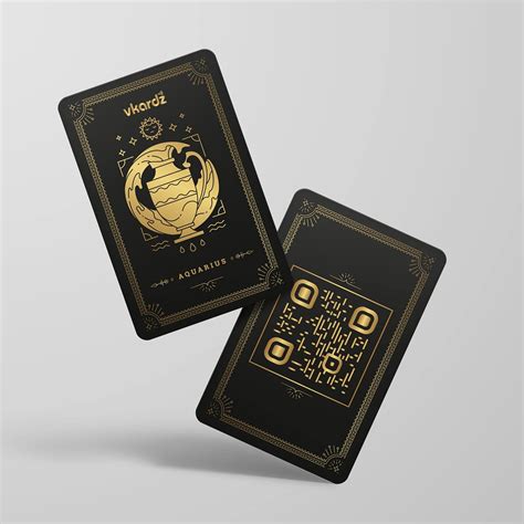 vkardz Zodiac Series - Smart Contactless PVC NFC Digital Business Cards ...