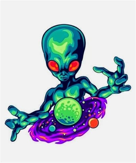 Alien Smoking Weed Drawing 的图像结果