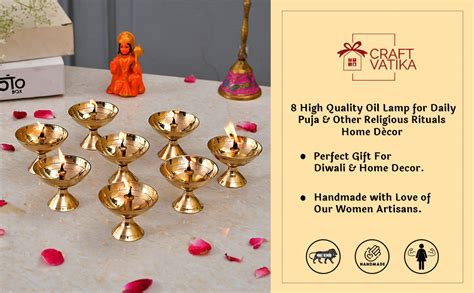 Buy Nitya Pyali Diya Deepak Oil Lamp for Diwali Decoration Item, Daily ...