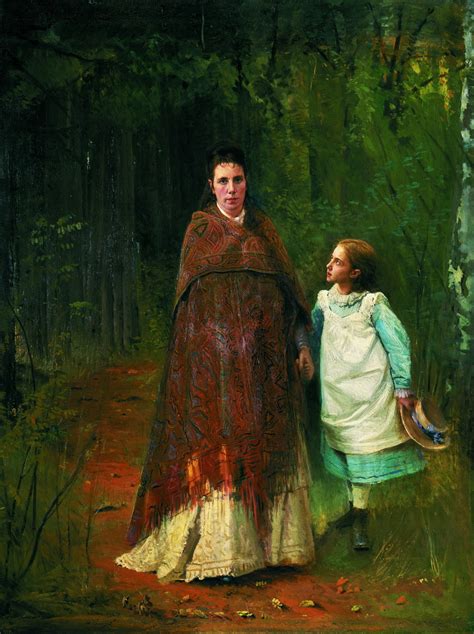 Крамской Иван Николаевич (1837 - 1887). Портреты жены и детей ...