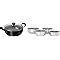 Buy Amazon Brand - Solimo - Hard Anodized Deep Kadhai With Induction ...