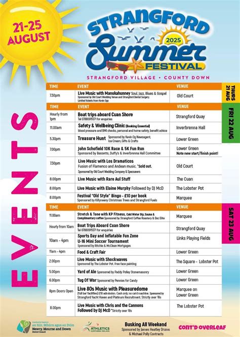 Strangford Festival , 7-11 The Square Strangford, Downpatrick, 21 ...