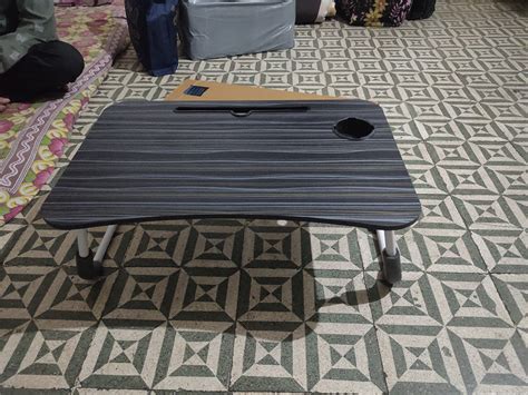 MOTE Leptop Table Foldable Wooden Laptop Bed Tray Table, Multifunction ...