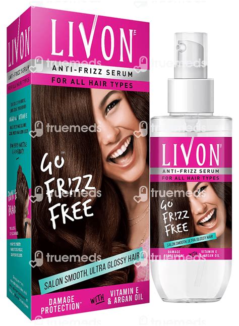 Livon Anti Frizz For All Hair Types Serum 20 Ml - Uses, Side Effects ...