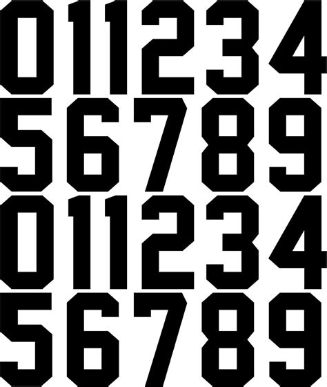 Buy 22 Pieces Iron on Numbers T Shirt Heat Transfer Numbers 0 to 9 ...