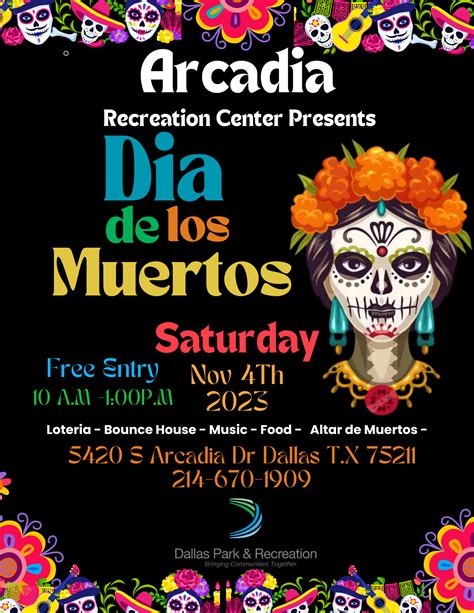 Calendar • Dia de los Muertos @ Arcadia Rec Center
