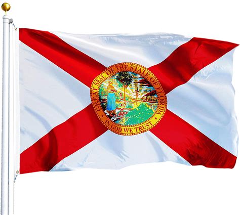 [36+] Florida State Flag In The United States Of America Usa Blowing ...
