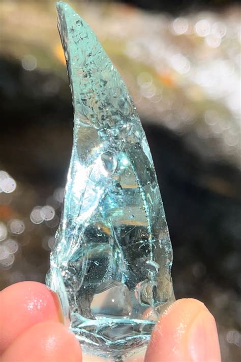 Mt.Shasta Lemurian Aqua Blue Andara Crystal | Centre of Distant Theatre