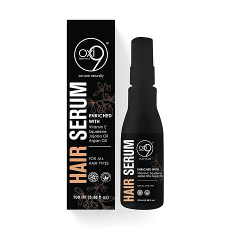 Buy Oxi9 Hair Serum Enriched with Jojoba Oil 100 ml | Paraben Free ...