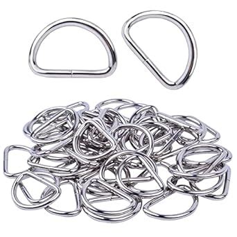 URBAN CREATION D RINGS FOR STRAPS TIES BELTS BUCKLES HANDMADE UN-WELDED ...