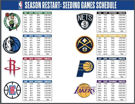 Calendario 2022 2023 2024 Nba Schedule Season - IMAGESEE