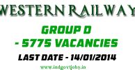 Western Railway Group D Recruitment 2013-14 Application Form - Total ...