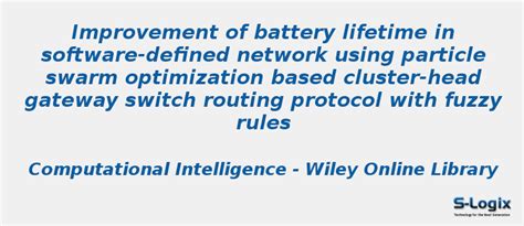 Improvement of battery lifetime in software-defined - NS2 Projects | S ...