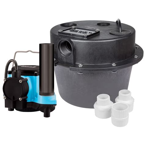 Little Giant WRSC-6 115-Volt, 1/3 HP, 2760 GPH Compact Under Sink ...