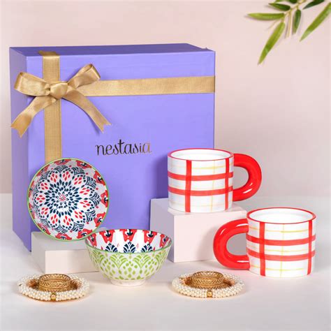 Ceramic Bliss Gift Set of 5 Online - Premium Gift Hamper | Nestasia