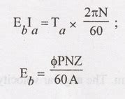 Torque Equation of DC Machines