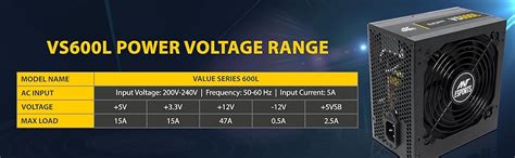 Amazon.in: Buy Ant Esports VS600L 600 Watt Non-Modular Continuous Power ...