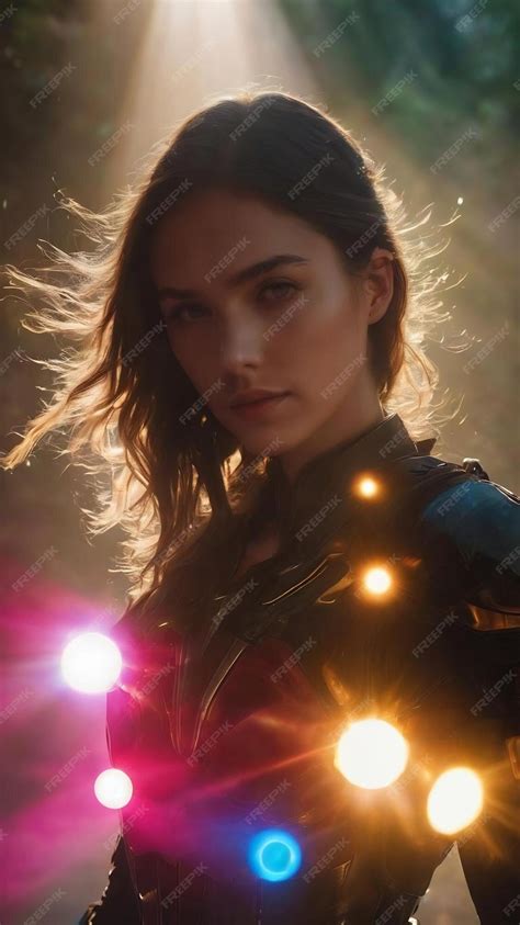 Premium AI Image | Real lens flare light effect ray leak