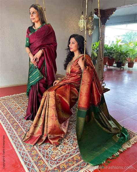 EE-S51854 Maroon Kanchi sari – sakhifashions