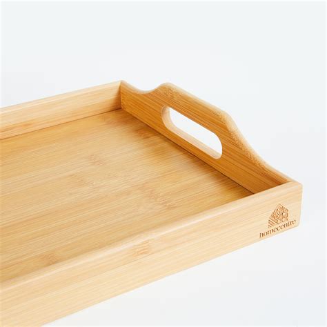 Buy Spinel Bamboo Serving Tray - 35x23x5.5cm from Home Centre at just ...