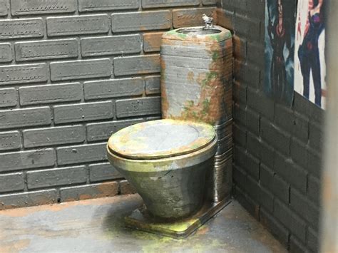 Buy 1 CUSTOM JAIL CELL TOILET for 3.75 inch 1:18 FIGURES GI JOE STAR ...