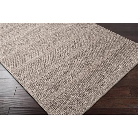Surya Tahoe 5 x 8 Wool Tan Solid Farmhouse/Cottage Area Rug in the Rugs ...