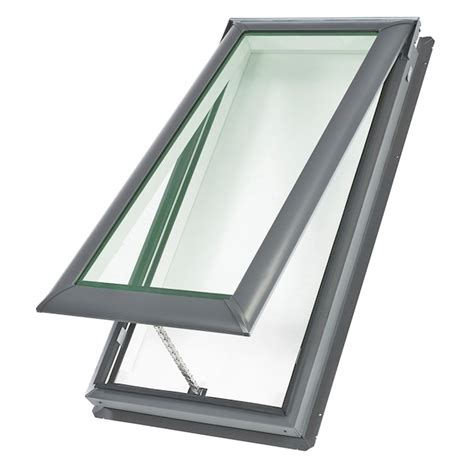 VELUX 21-in x 54-7/16-in Venting Deck mount Aluminum Skylight with ...