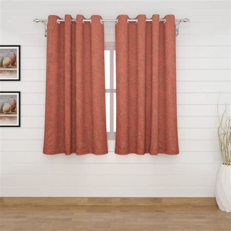 Buy Edwardian Floral Semi-Blackout Window Curtain Pair - 135 x 160 cm ...