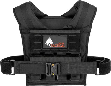 WOLF TACTICAL Weighted Training Vest - Weighted Vest Men Strength ...