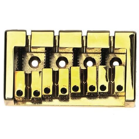Buy Mighty Mite MM1204G Bass Bridge 4 String - Gold Online | Bajaao