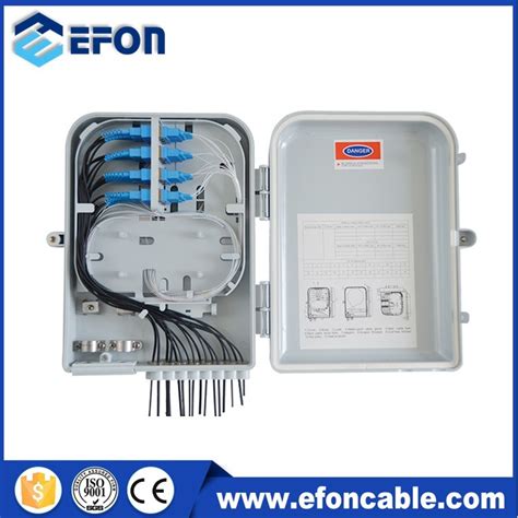 China En el exterior de fibra óptica de 1*16 PLC Splitter Caja para ...