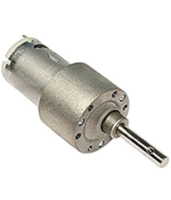 1000 RPM 12V DC Johnson Geared Motor For Robotics/Robowar (Long Shaft ...