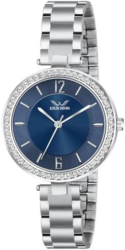 Espoir Analog Stainless Steel Black Dial Girl's and Women's Watch ...